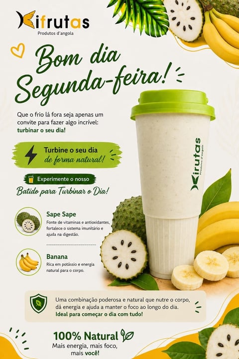 menu batido de frutas sape sape com banana
